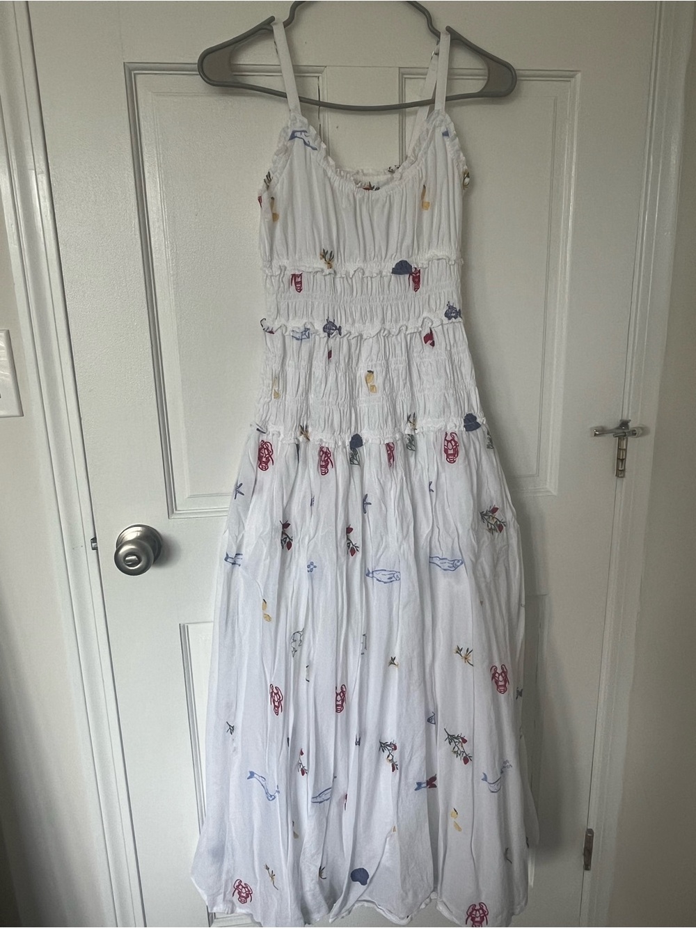 Abercrombie & Fitch Smocked Drop Waist Dress